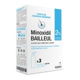 Solutie Cresterea Parului, BAILLEUL, Minoxidil 2%, Pulverizator Inclus, 3x 60ml