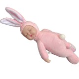 Bebe Iepuras imita Anne Geddes roz Lumanare Botez