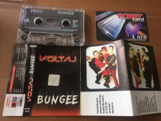 voltaj bungee caseta audio originala cu PCNET card muzica pop rock house NRG!A foto