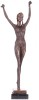 Steaua de mare-statueta din bronz cu un soclu din marmura PAB018, Nuduri