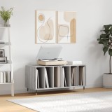 vidaXL Dulap pentru discuri gri sonoma, 100x38x48 cm, lemn prelucrat