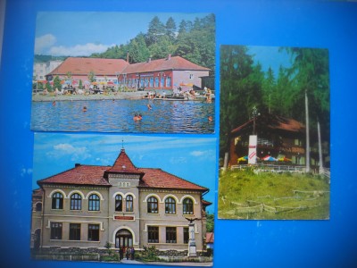 HOPCT LOT 3736 -3 CARTI POSTALE-PRAID-HOMOROD-DEDA-JUD HARGHITA-CIRCULATE foto
