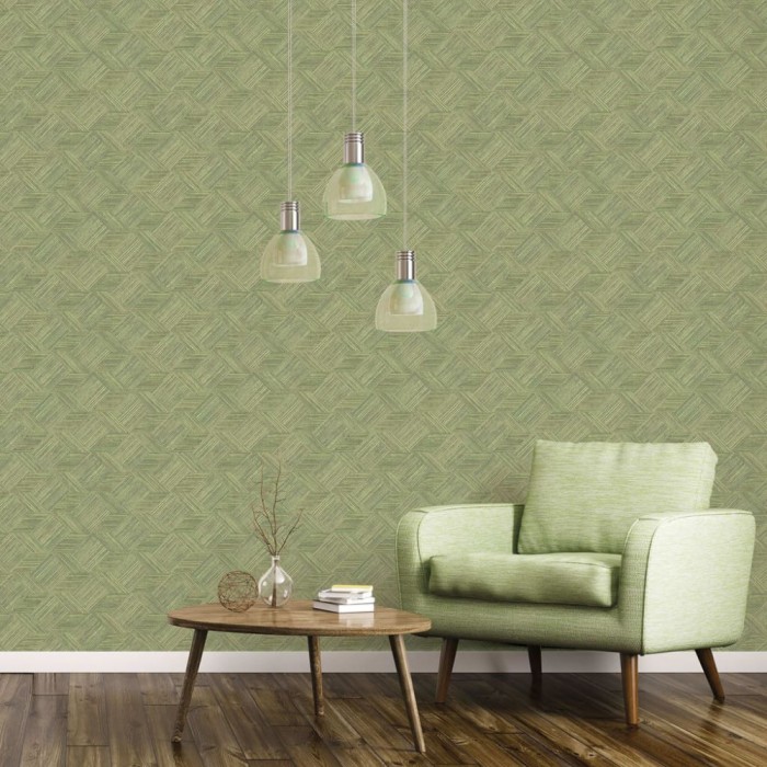 Noordwand Tapet &quot;Evergreen Wicker Natural&quot;, verde