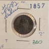 350 Suedia, Sweden1 &Ouml;re - Oscar I, 1857, KM#687, Europa