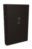KJV Holy Bible, Compact, Leathersoft Black, Zipper, Red Letter, Comfort Print, King James Version