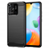 Husa silicon Xiaomi Redmi 10C Techsuit - Carbon Silicone - Black