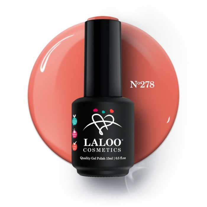 278 Dark Salmon | Laloo gel polish 15ml