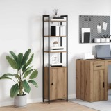 VidaXL Dulap pentru cărți Stejar Artizanal 40 x 24 x 161 cm 883855