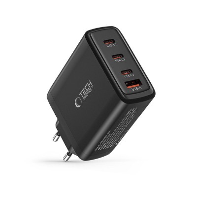 Incarcator Tech-Protect NC100W-GAN Negru foto