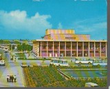 CPI B 11302 CARTE POSTALA - TULCEA. CASA DE CULTURA A SINDICATELOR, AUTOBUZ