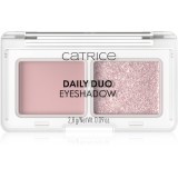 Catrice Daily Duo Eyeshadow duo fard ochi culoare 020 On The Go Ros&eacute; 2.8 g