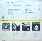 Disc Vinil Ștefan Lăzărescu - Romanțe - Electrecord Cat. STM-EPE 01337