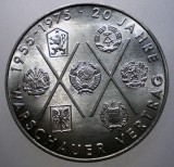 Moneda Germania RDG DDR 10 Mark 1975, Pactul de la Varșovia, AUNC