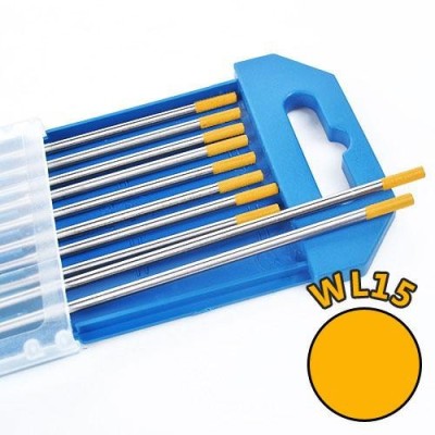 Electrozi wolfram Intensiv WL15 (auriu) o 1.6 mm - SET 10 buc foto