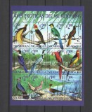 NICARAGUA 1995 FAUNA PASARI EXOTICE