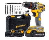 Masina de insurubat electrica cu acumulator PM-WA-21V-2M, 2 x 21 V, Powermat PM1411