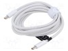 Cablu USB 2.0 USB C Mufă Din Ambele Părți 2m Alb - BASEUS