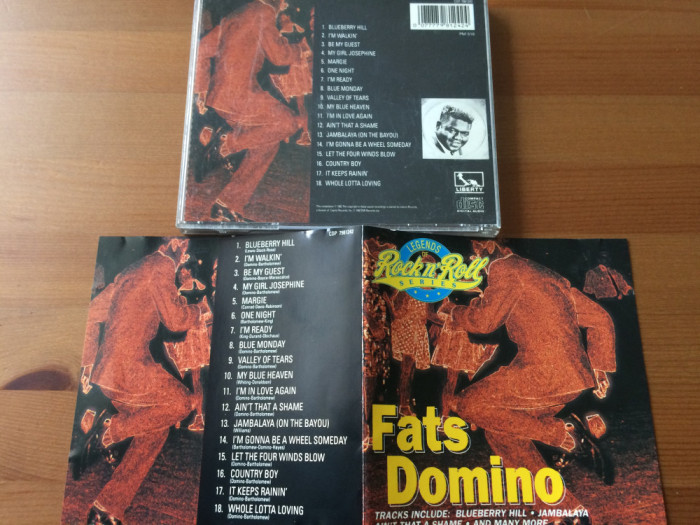 fats domino legends of rock n&#039; roll series cd disc compilatie best muzica VG++
