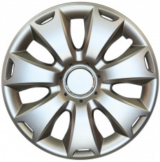 Set capace roti Ford Mondeo, pe 16 inch, culoare Silver, 16-417 foto