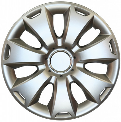 Capace roata 16 inch tip Ford, culoare Silver 16-417 Kft Auto foto