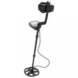 VidaXL Detector de metale, ad&acirc;ncime de căutare 20 cm, ecran LCD