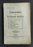 Insemnari din cultura Italiei - Apostol D. Culcea