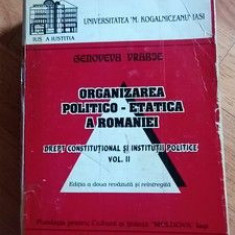 Organizarea politico-etatica a Romaniei- Genoveva Vrabie