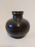 Vaza ceramica Strehla 1421, GDR (Germania), anii 60, Mid-Century Modern Design