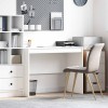 Birou Alb vidaXL 100x50x76cm Lemn Compozit - Birou PC, Laptop, Masa lucru - Design Modern, Spatiu Generos