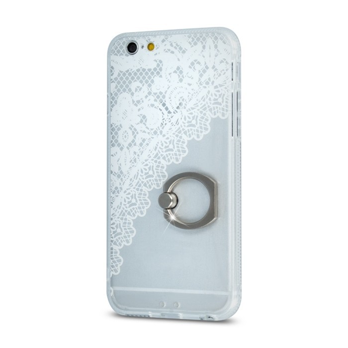 Husa SAMSUNG Galaxy J5 (2015) J500F - Lace Ring (Alb)