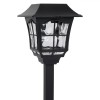 Lampă Solară, Vitraliu, 32 cm, Culoare Negru, Material Plastic, Oem