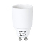 Adaptor Soclu E14 Mama la GU10 Tata, 60W, 0.3A, Alb - Home By Somogyi, Convertor Bec E14 in GU10