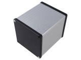 Carcasă aluminiu HAMMOND 1455 cu panou ABS gri 104,5x120x104,5 mm