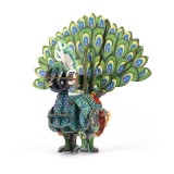 Puzzle 3D cu sunete 34 piese - Paun | MierEdu