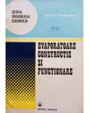Andrzej Kubasiewicz - Evaporatoare, constructie si functionare (Editia: 1980)