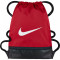 Sac de umar cu snur Nike Brasilia rosu