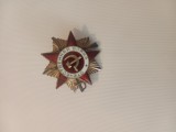 Medalie Ordinul Razboiul Patriotic clasa 1 argint sovietica al doilea razboi mondial
