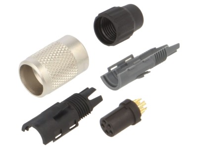 Conector M9 mamă pe cablu, 5-Pin foto