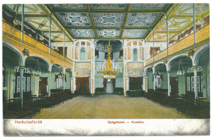 5459 - Baile HERCULANE, Romania - old postcard - unused