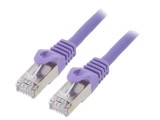 Patch cord S/FTP Cat6a LSZH Violet 3m Cablexpert