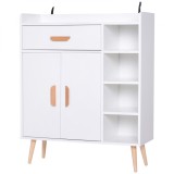 Mobilier multifunctional HOMCOM, 80 x 29.5x96cm alb | AOSOM RO