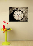 Cumpara ieftin Tablou decorativ cu ceas Clock Art, 228CLA1625, Multicolor