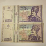 Di.156. Bancnota 5000 lei 1993 circulata stare buna