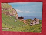 CPIB 23426 CARTE POSTALA - MUNTII BUCEGI. CABANA CARAIMAN, CIRCULATA, 1976, STAMPILE, TIMBRU