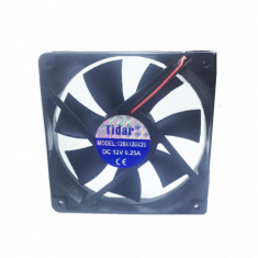 Cooler Ventilator din Plastic 12V 0.25A 120x120x25mm Tidar XXM foto