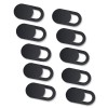 Set de 10 protectii adezive pentru camera telefon tableta - Negru, Dactylion