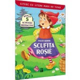 Scufita Rosie. Citesc Cu Litere Mari De Tipar, Fratii Grimm - Editura NEVERLAND