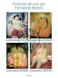 Timbre S. Tome e Principe 2021: Picturi, Nuduri, Botero, Colita - Colectie Straine, Tema Arta