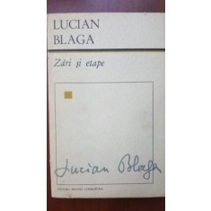 Zari si etape-Lucian Blaga