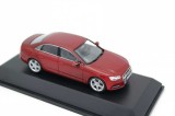 Macheta Spark 1/43 2018 Audi A4 Limousine, rosu metalizat